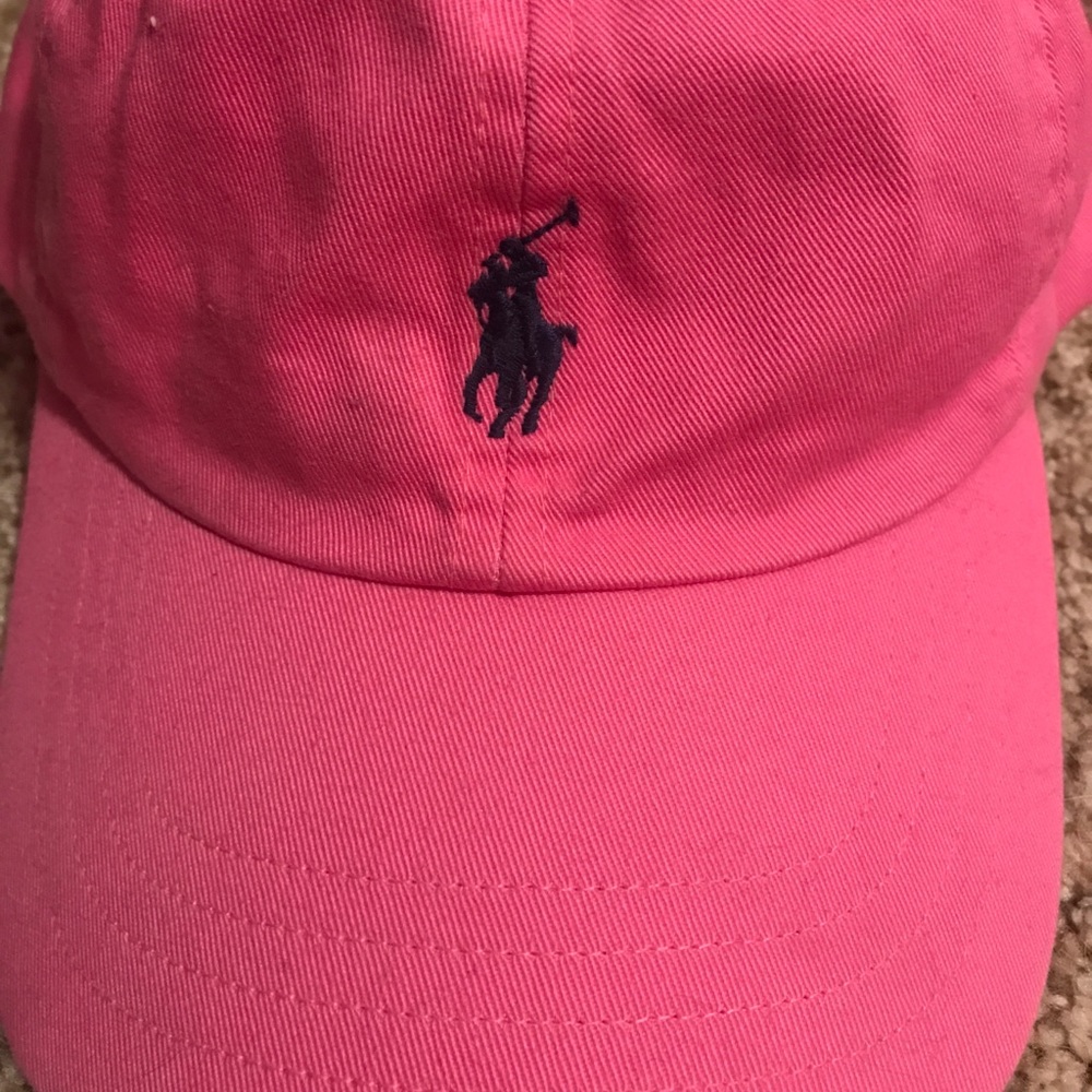 Women's Pink Ralph Lauren POLO hat